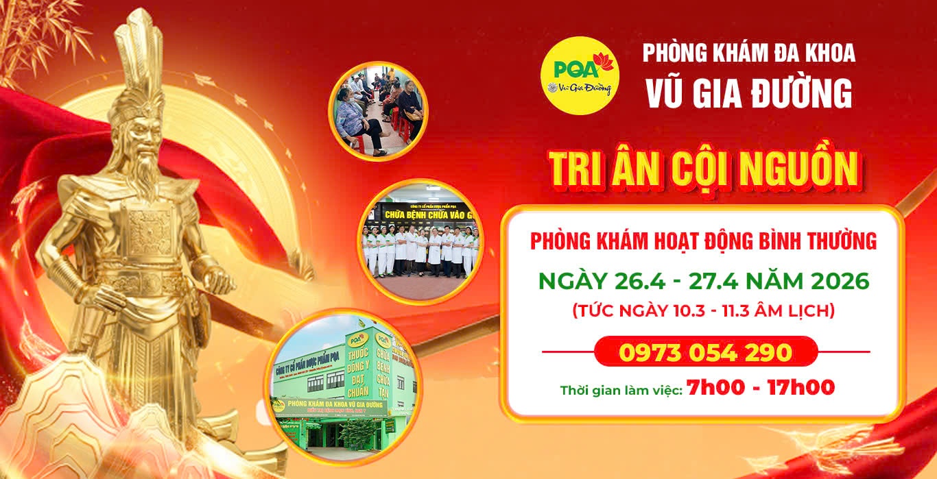 Giỗ tổ Hùng Vương Phòng khám đa khoa Vũ Gia Đường làm việc bình thường